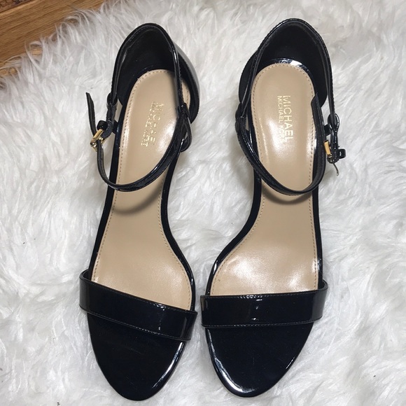 Michael Kors Shoes - Micheal Kors Simone mid sandal patent